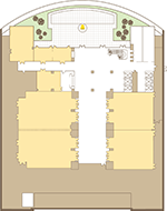 宴会場フロアマップ　5階 全体図 　(文字なし)