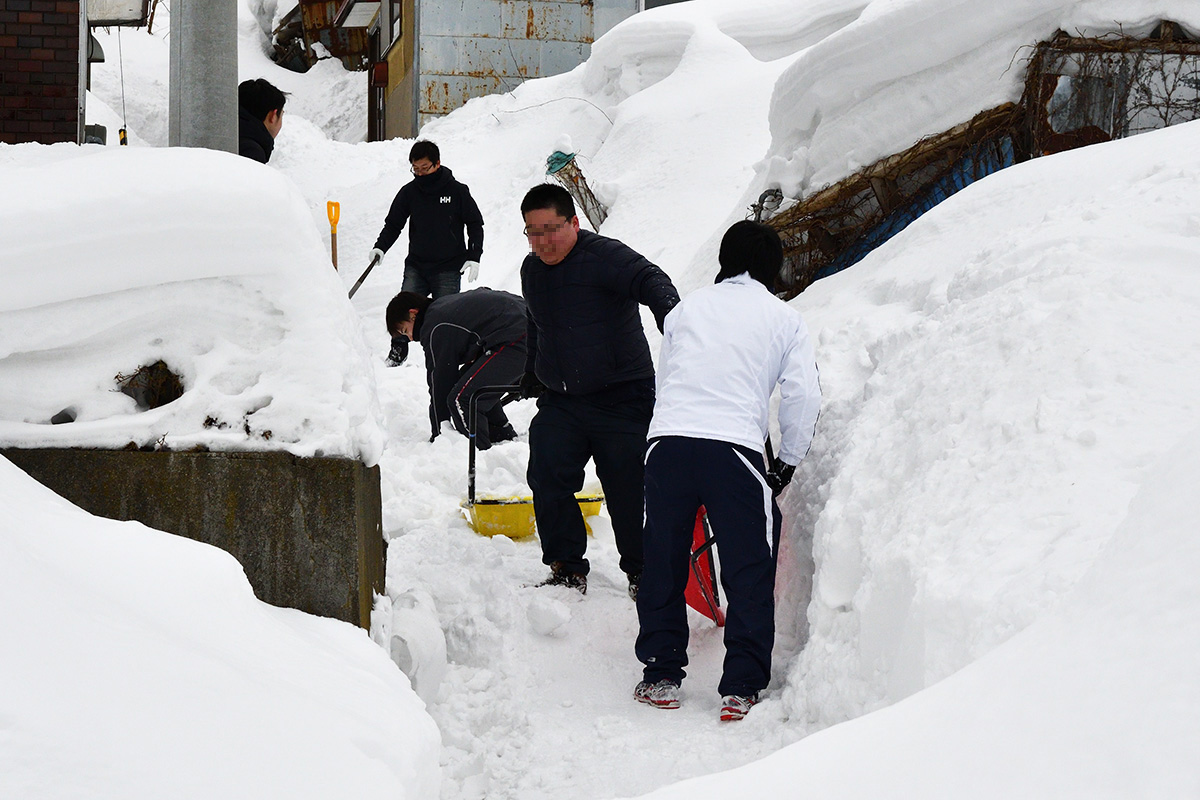 豪雪地帯・小樽の雪をボランティア除雪！｜グランドパーク小樽